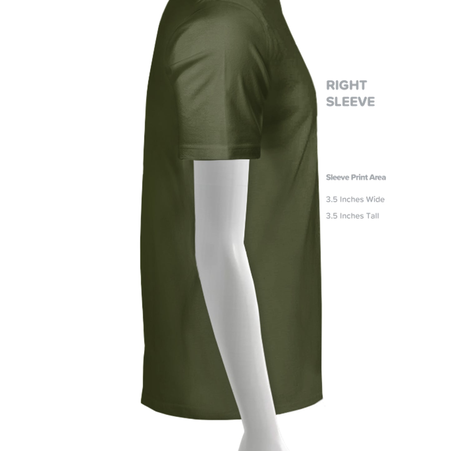 MILITARY GREEN - G500 - SLEEVE_RIGHT