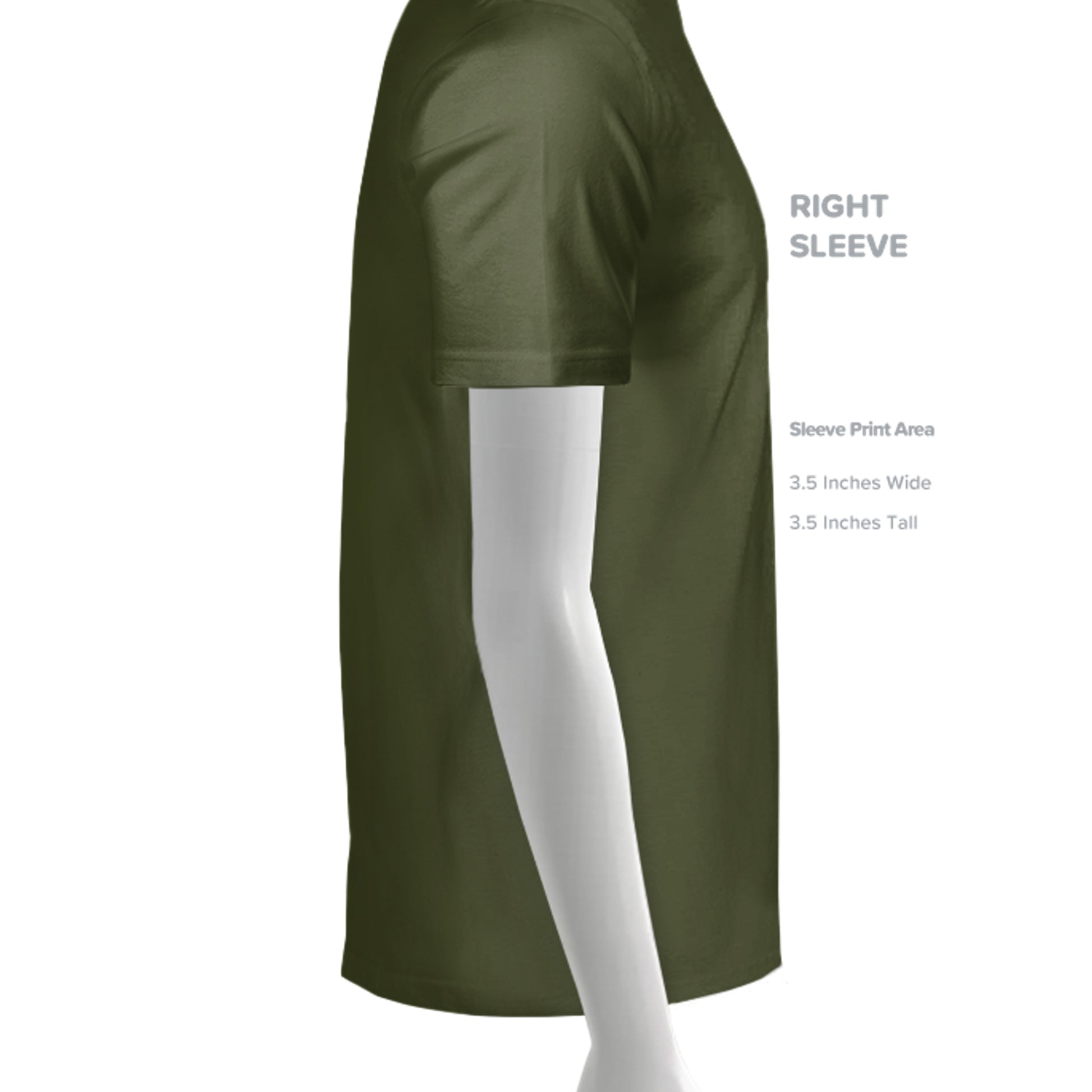 MILITARY GREEN - G500 - SLEEVE_RIGHT